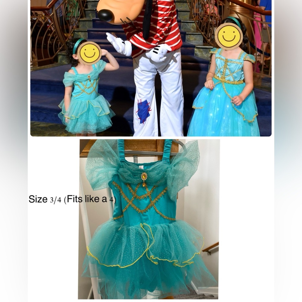 Princess Jasmine inspired tutu dress